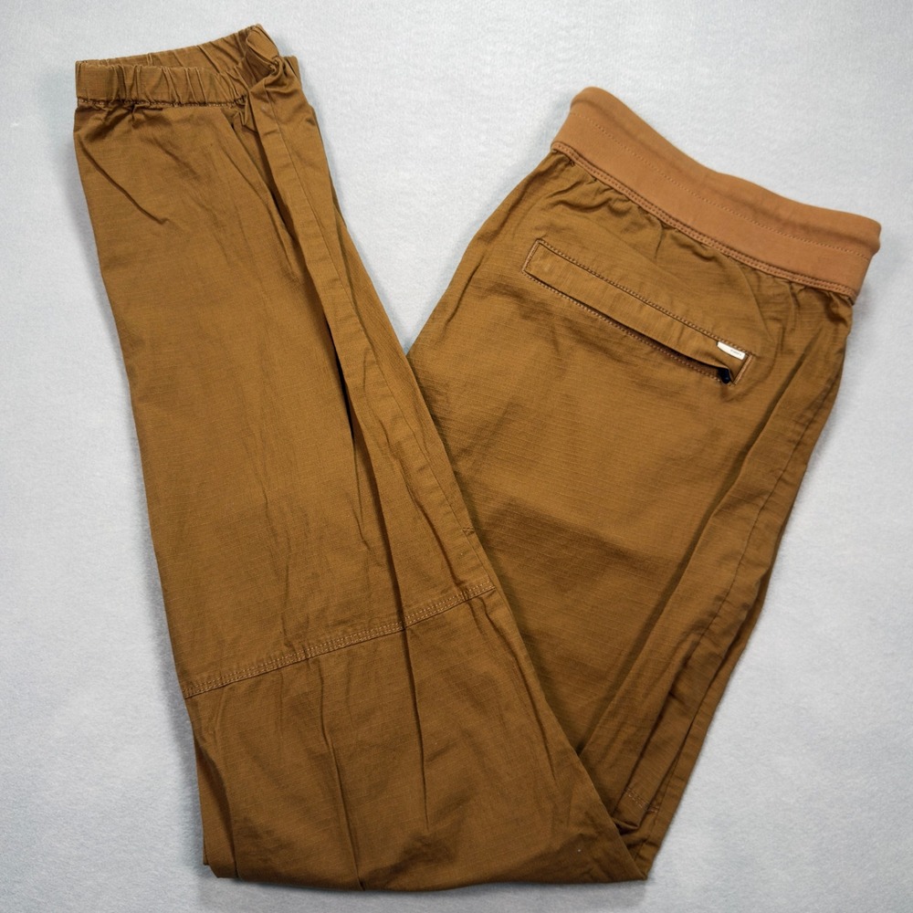 Vuori Ripstop Traveler Jogger Men Large (34" X 29 1/2") Pant Khaki Brown Stretch